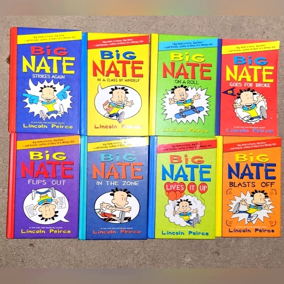 Big Nate Complete Book Collection 1-8 - Picture 1 of 3